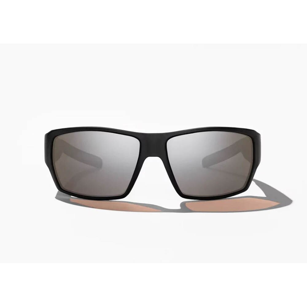 Bajio Vega Sunglasses Polarized in Black Matte with Silver Glass